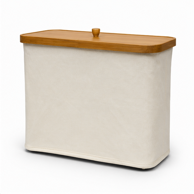 White Laundry Organizer Basket for Home (YM1883)