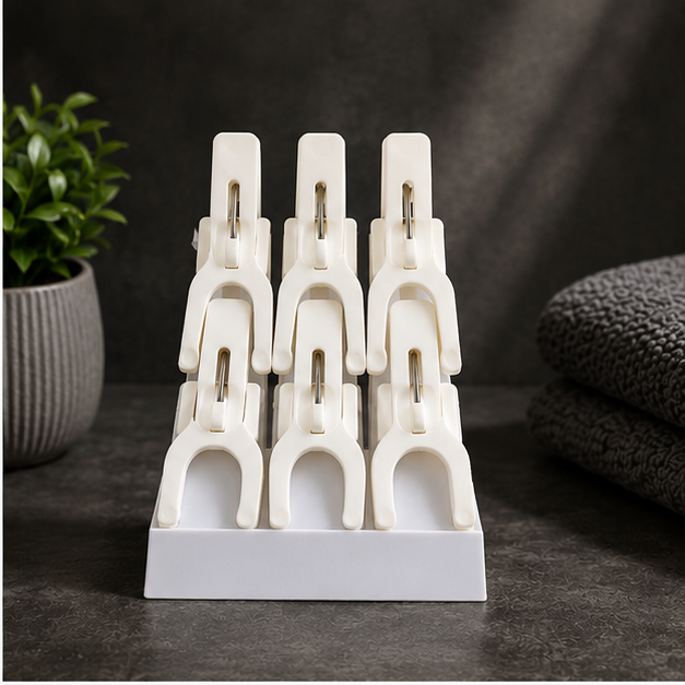 Plastic Cloth Hanging Clips Set for Laundry Drying (YM404)