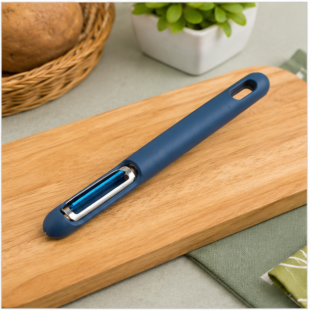 Blue Kitchen Peeler for Fruits and Vegetables (YM936)