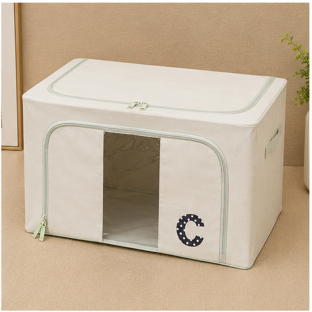 Green Fabric Clothes Storage Bag 88L (YM2094)