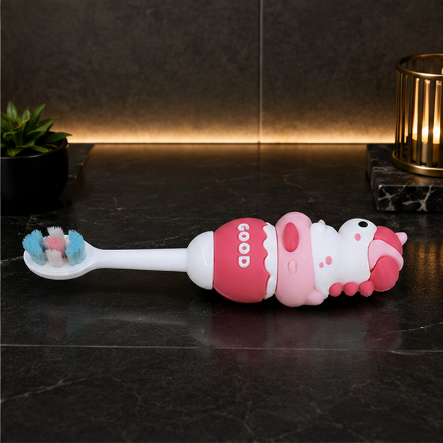 Kids Soft Bristle Toothbrush pink Unicorn Design (YM769)