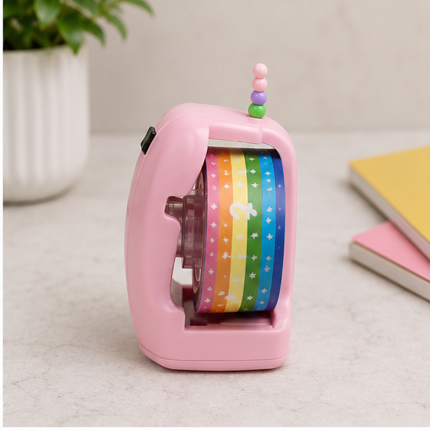 Cute Mini Tape Cutter Set with Decorative Tape (YM883)