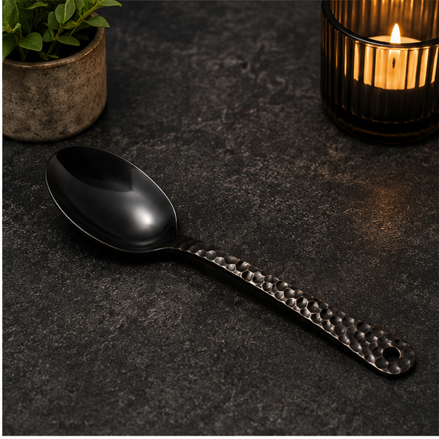 Black Spoon Stainless Steel (YM1465)
