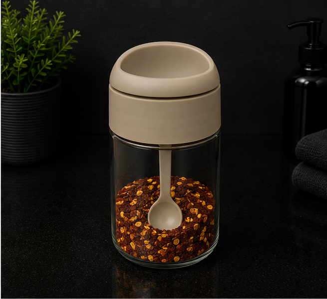 Glass Seasoning Jar 250ML (YM1256)