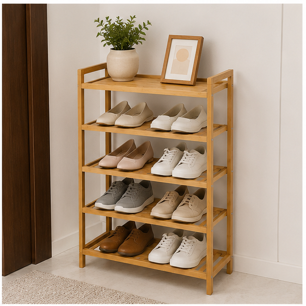 Multi-Tier Wooden Shoe Rack Organizer (YM2120)