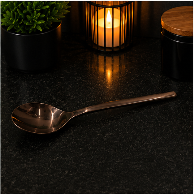 Premium Stainless Steel Kitchen Spoon for Dining &amp; Serving (YM209)