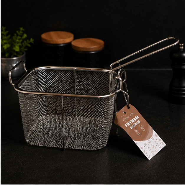 Stainless Steel Deep Fry Basket (YM2010)