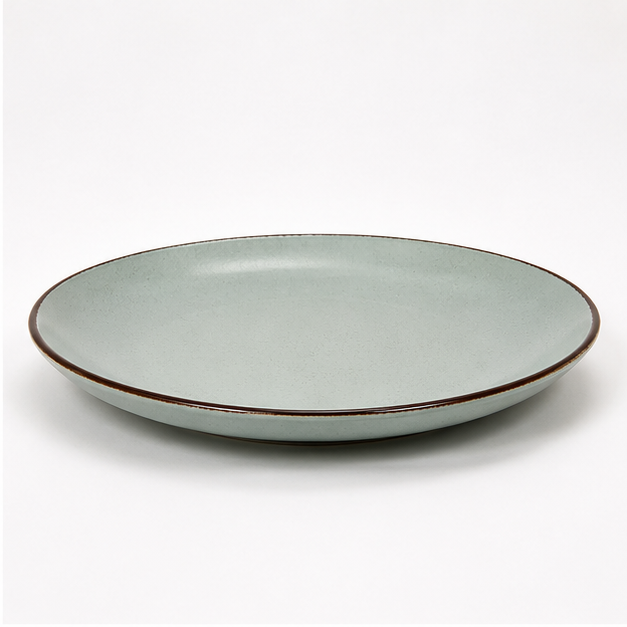 Elegant Green Ceramic Plate (YM1448)