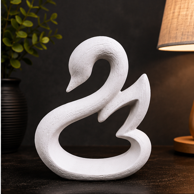 Modern Swan Decorative Figurine Set for Home Decor (YM1105)