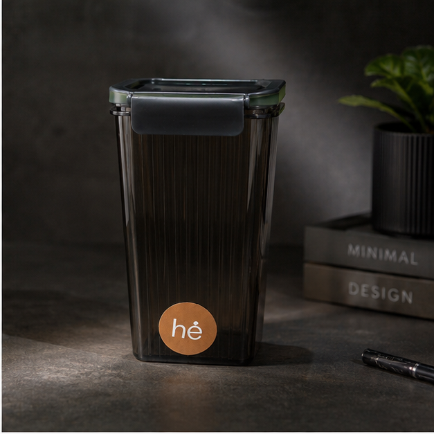 Transparent Plastic Storage Container with Airtight Lid (YM2781)