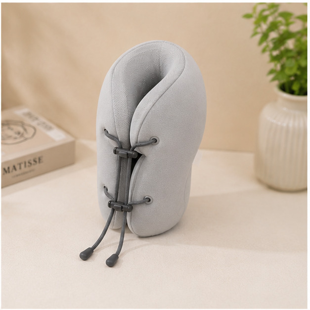 Light Grey Travel Neck Pillow for Comfort (YM1862)