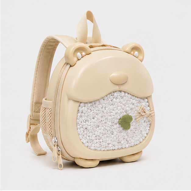 Kids Bear Backpack – Beige (YM1168)