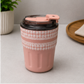 Vaccum Insulated Pink Coffee Tumbler Bottle 290ML (YM1525)