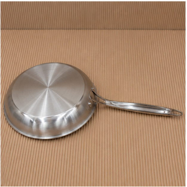Stainless Steel Frying Pan for Everyday Cooking (YM1591)
