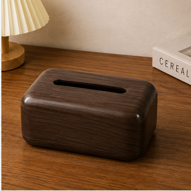Tissue Holder Wood (YM2714)