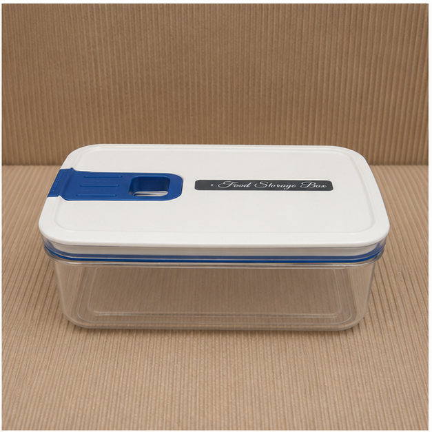 Transparent Plastic Food Storage Container with Lid (YM313)