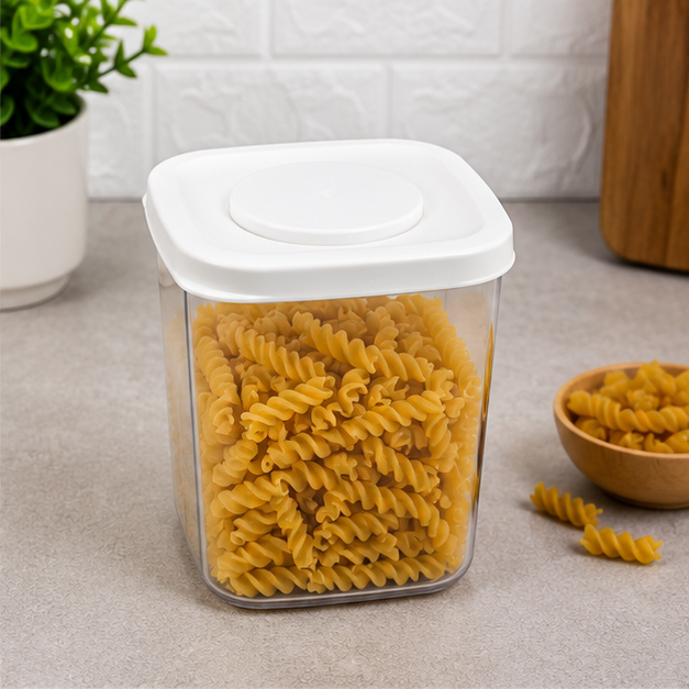 White Plastic Storage Box (YM1239)