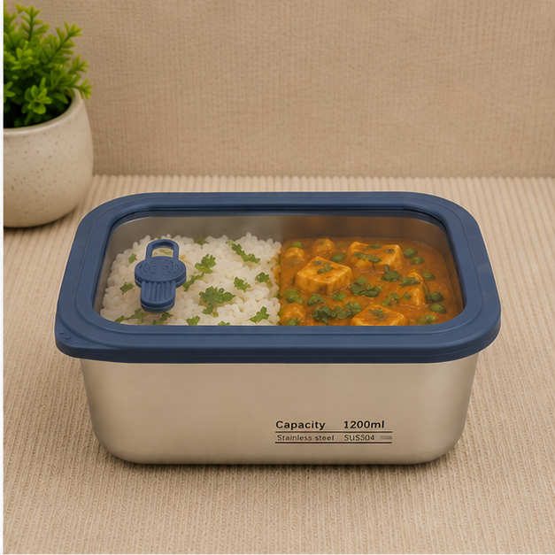 Stainless Steel Preservation Box 1000ml (YM2129)