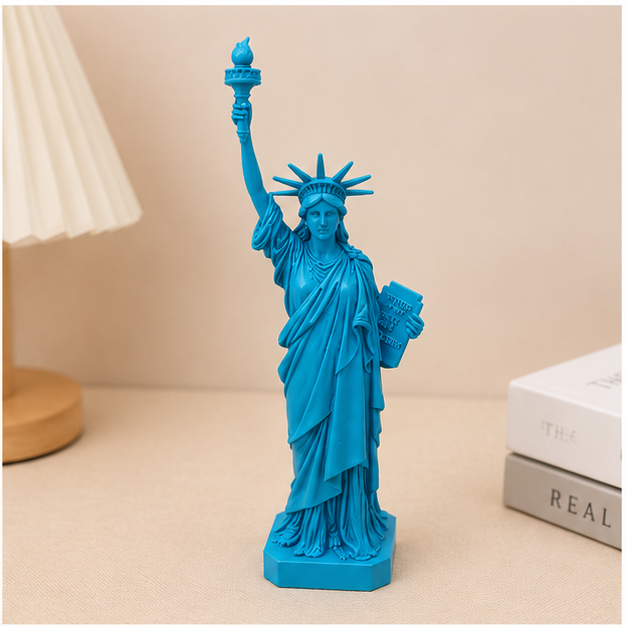 Blue Statue of Liberty Decorative Figurine (YM2300)
