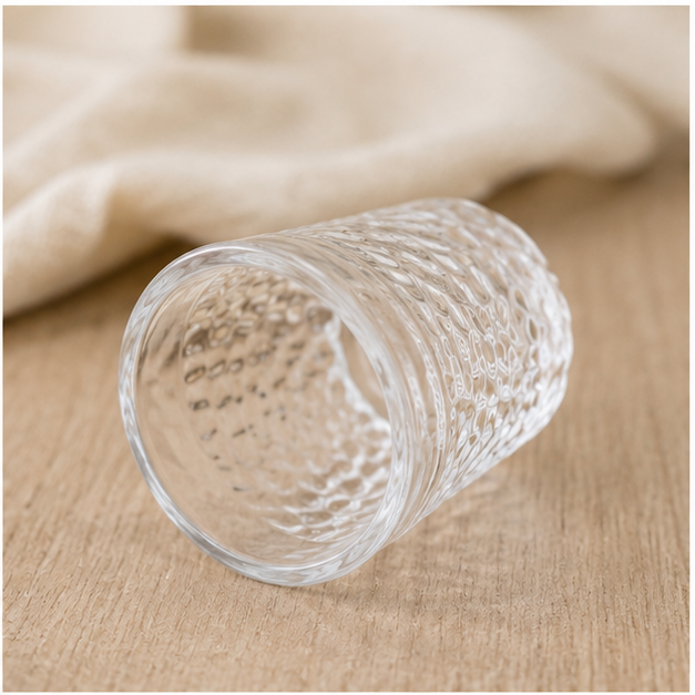Textured Glass Shot Glass for Barware (YM1391)