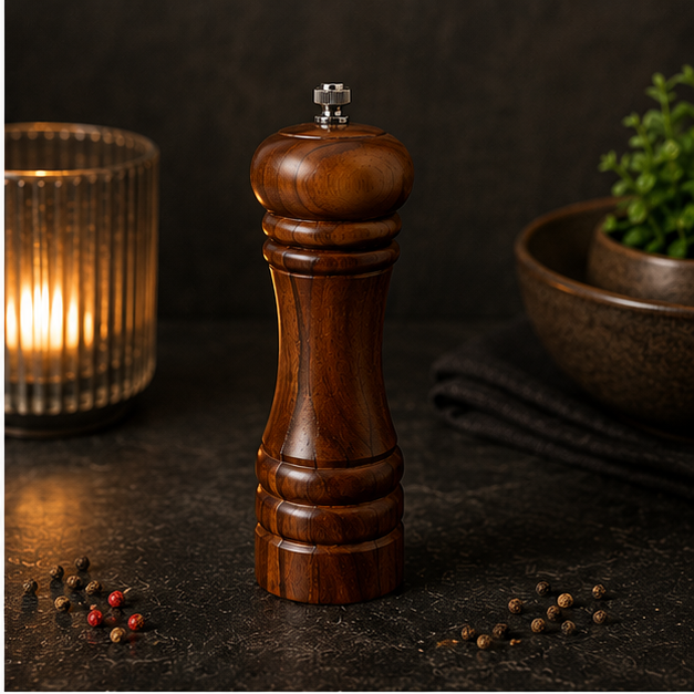 Wooden Salt & Pepper Grinder Mill for Fresh Seasoning (YM971)