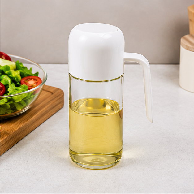 White Glass Oil Spray Bottle (YM1229)