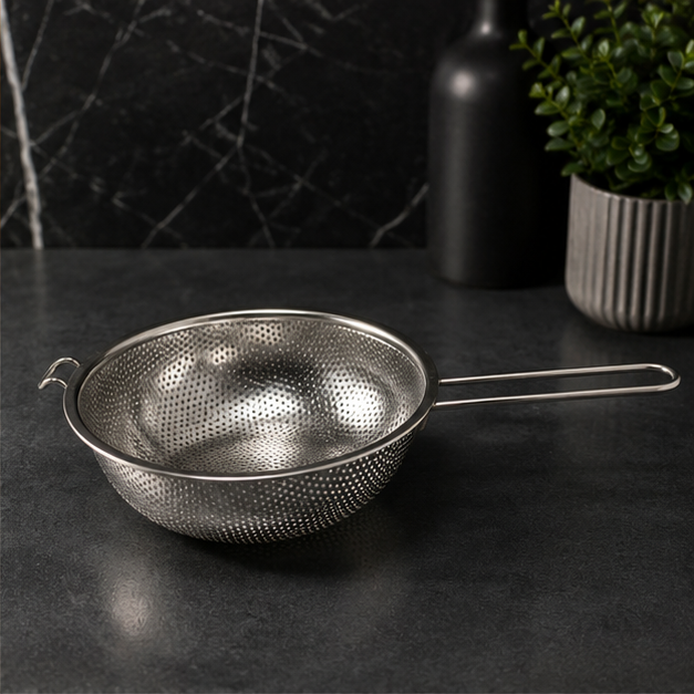 Stainless Steel Colander with Long Handle (YM2064)