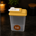Yellow Plastic Juice Pot with Pouring Spout 880ml (YM1812)