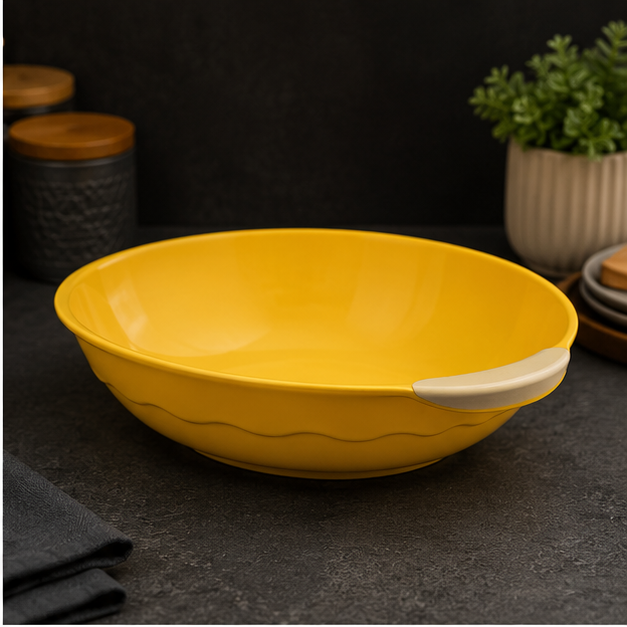 Plastic Drain Basket Yellow (YM331)