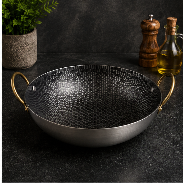 Cooking Pan Small Stainless Steel (YM1606)