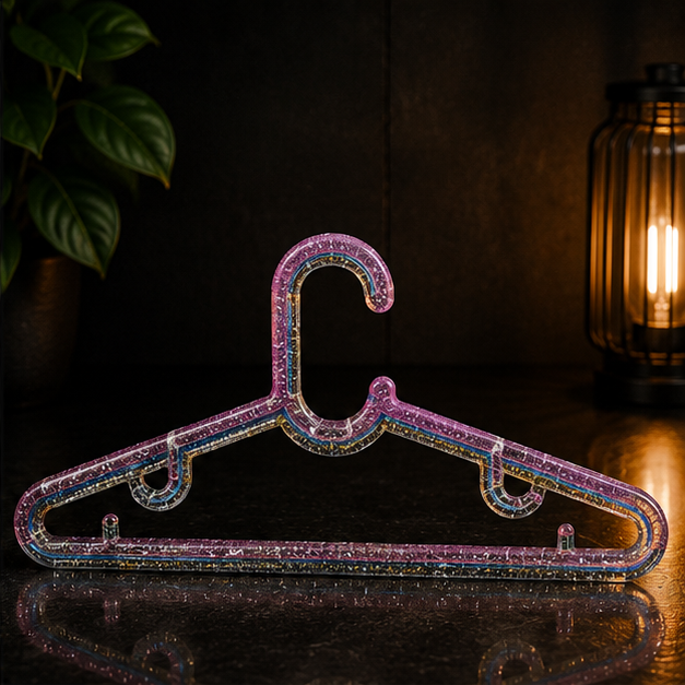 Decorative Glitter Clothes Hanger Set of 4 (YM426)