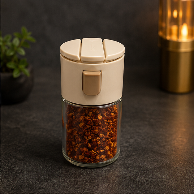 Seasoning Jar White 180ML (YM1378)