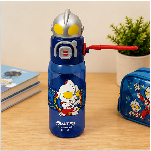 Sipper Bottle Blue Ultraman (YM1526)