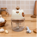 Electric Garlic Chopper 350ML Yellow (YM2224)