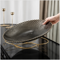 Grey Glass Serving Platter (YM609)