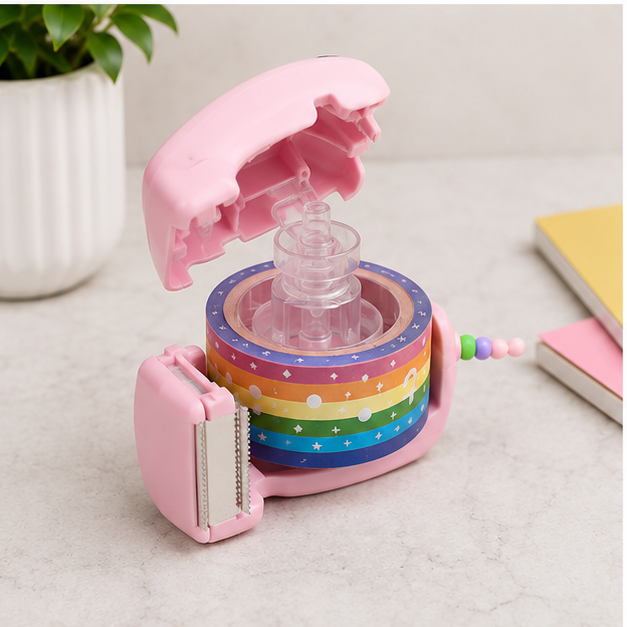 Cute Mini Tape Cutter Set with Decorative Tape (YM883)