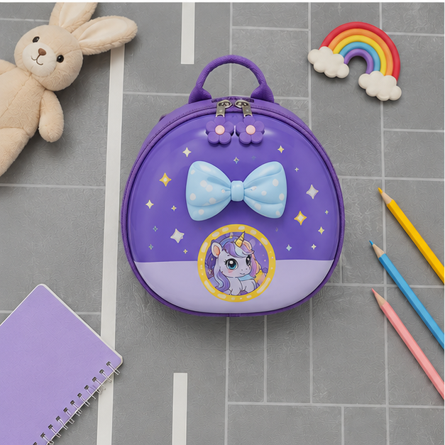 Kids Cartoon Bag – Purple (YM1170)
