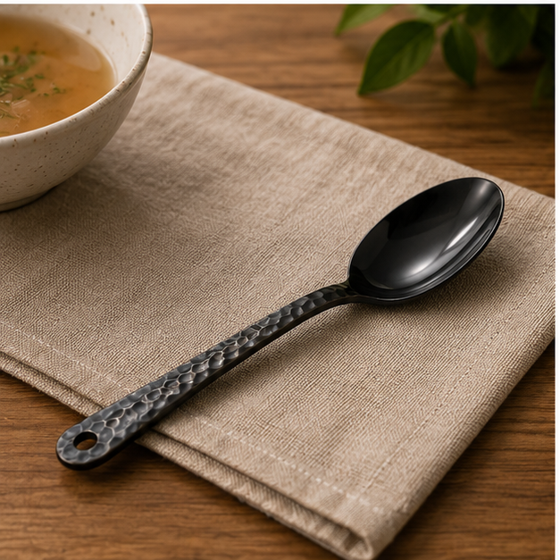 Black Spoon Stainless Steel (YM1465)