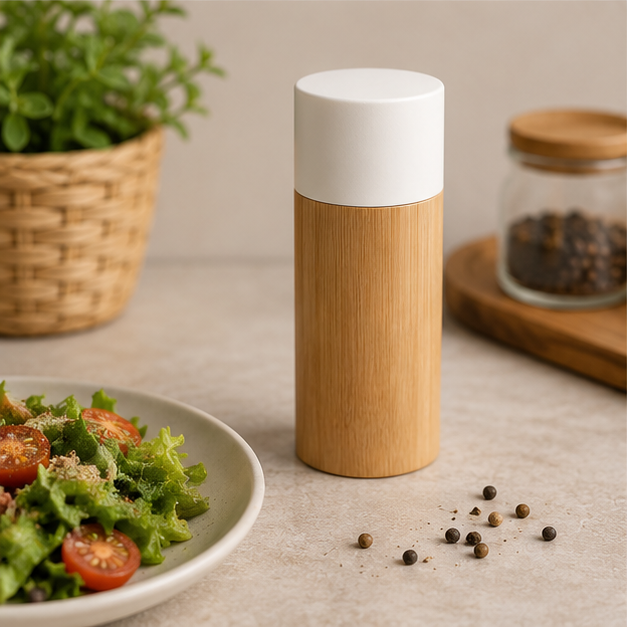 White Salt & Pepper Grinder (YM149)