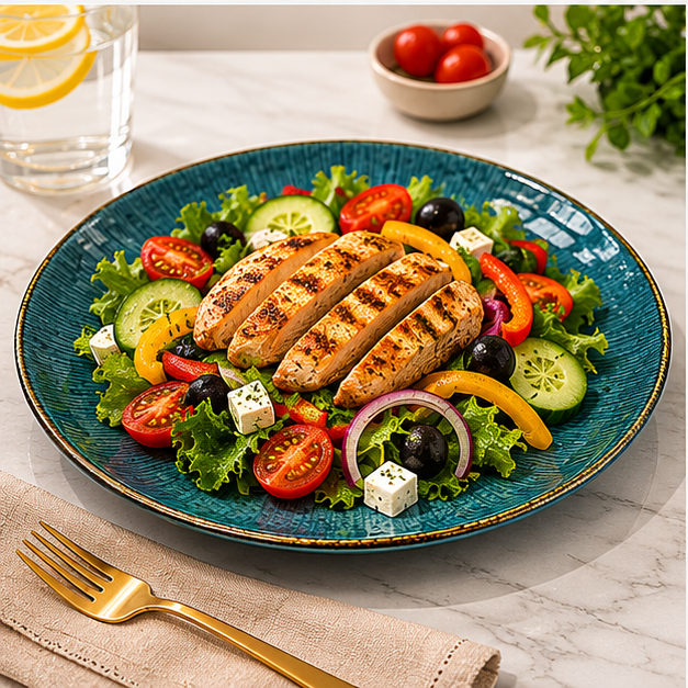 Green Plate for Everyday Dining and Kitchen Use (YM1461)