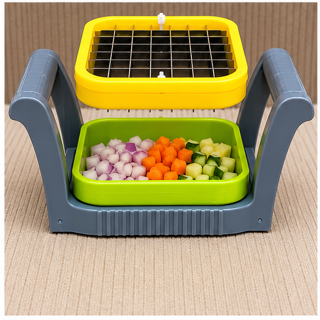 Grey Multi Chopper and Vegetable Dicer (YM2230)