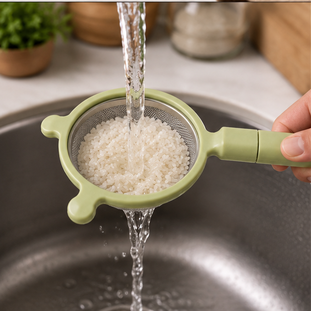 Elite Fine Mesh Hand Strainer Green (YM1365)