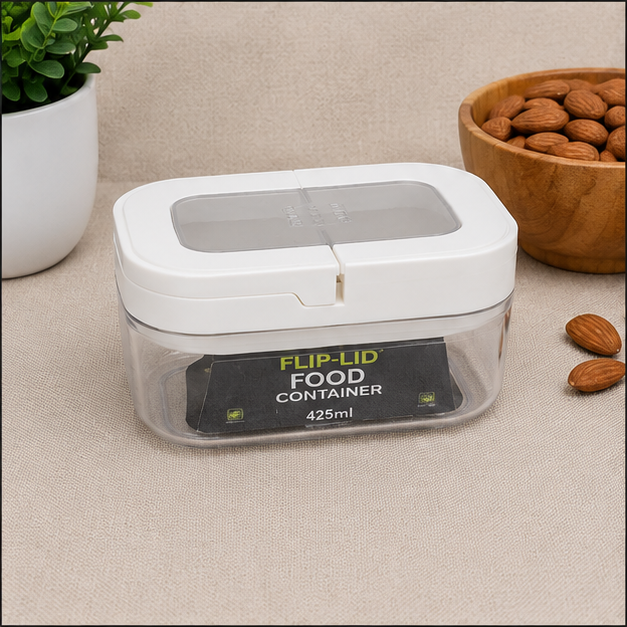 White Storage Container with Lock (YM293)