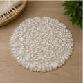 Floral Table Mat Set of 6 Gold (YM2660)