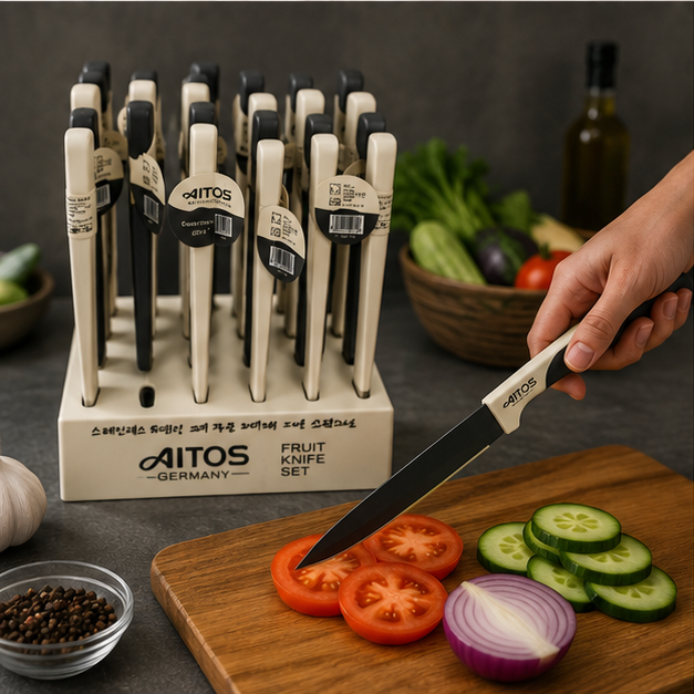 White Kitchen Utility Knife (YM935)