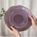 Wine Glass Serving Plate for Dining (YM610)