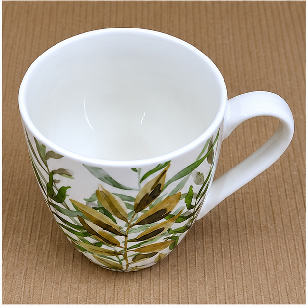 Botanical Print Ceramic Coffee Mug (YM2855)