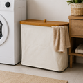 White Laundry Organizer Basket for Home (YM1883)
