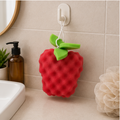 Bath Scrub Apple Red – Soft Bath Sponge Scrubber (YM730)