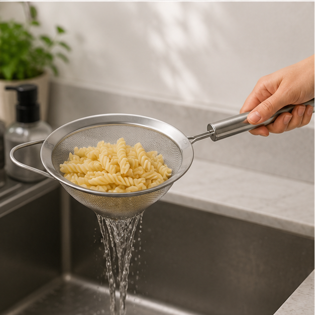 Stainless Steel Strainer for Kitchen and Food Prep (YM1645)